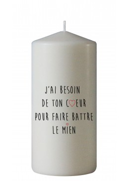 "J'ai besoin de ton coeur...